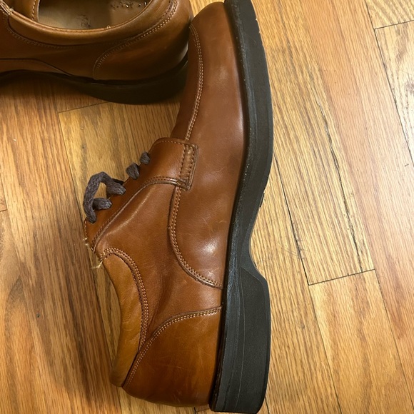 Alden Mens Shoes Mens 7.5 Brown Made In USA Shoe Goodyear Welt Blucher Apron Toe - Picture 8 of 8